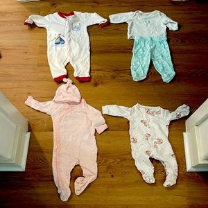 Lot of four pajamas